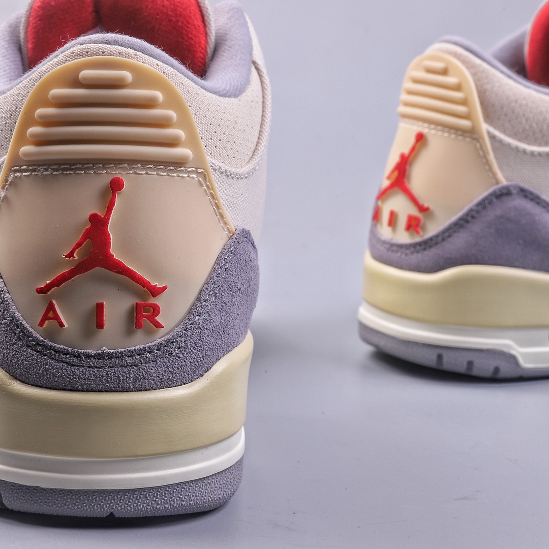 280 PB Air Jordan 3 Retro SE "Muslin" 乔3棉布米白配色  DH7139-100