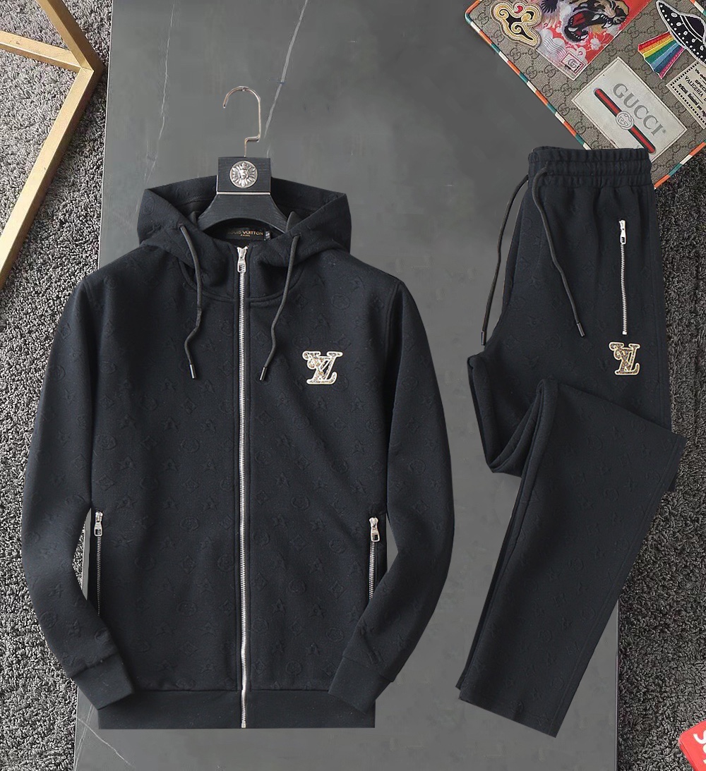 Louis Vuitton Clothing Two Piece Outfits & Matching Sets Fall/Winter Collection Fashion Hooded Top