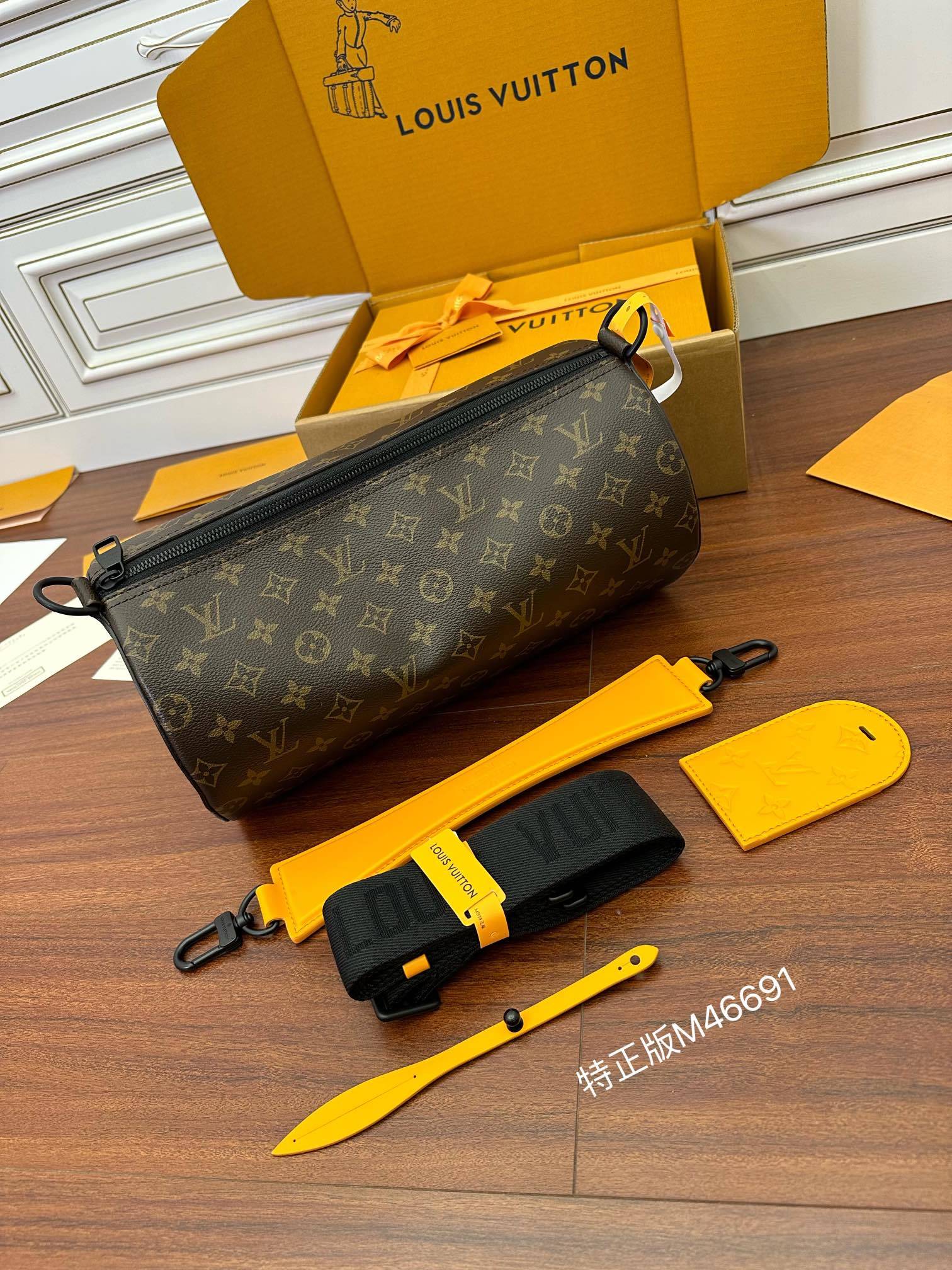 独家首发型号特正版M46691品质全面再次升级专柜同步电子芯片内码新礼盒礼品袋保护纸铜版电子标签合格证皮