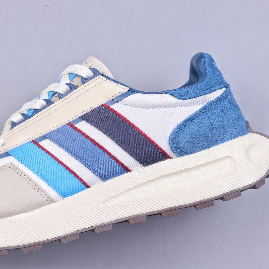 180 RS adidas Racing E5 Boost Prototype 速度轻盈复古系列 百搭透气运动慢跑鞋 IE0498