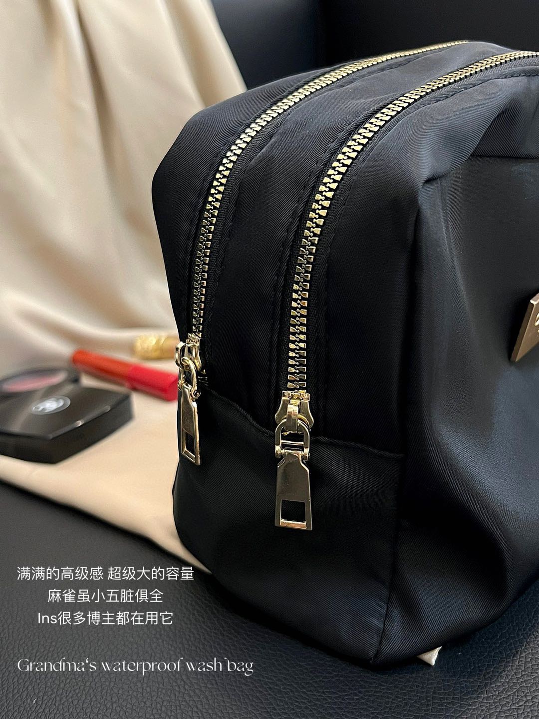 ️ Detail shots▪️ This makeup bag must be includedThe nylon composite - Lifestyle 6