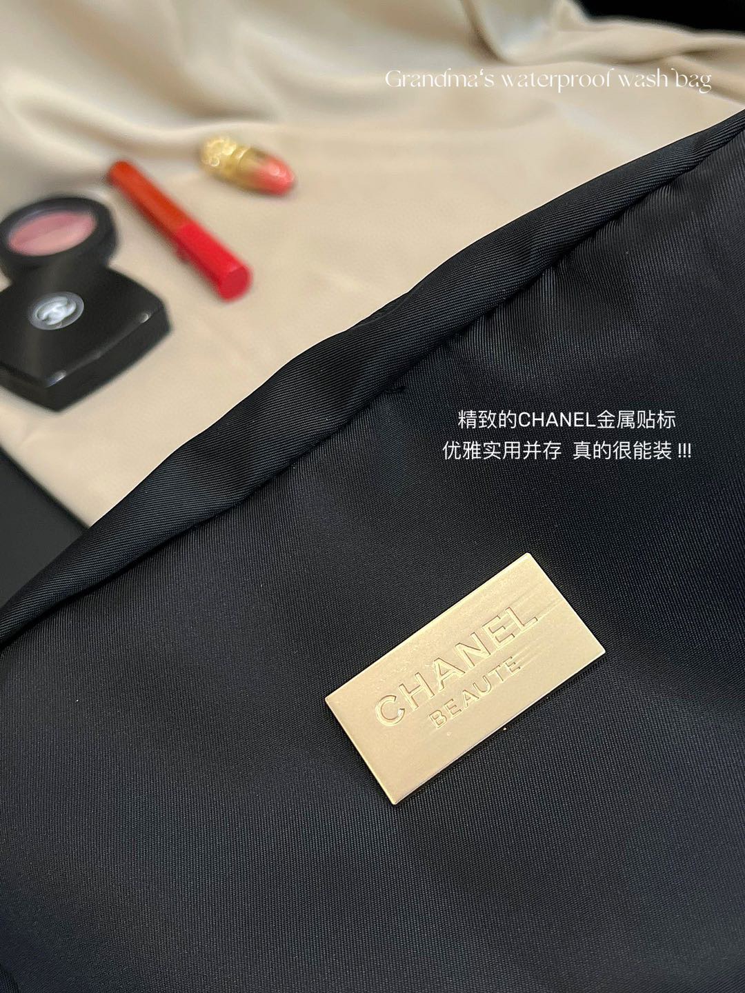 ️ Detail shots▪️ This makeup bag must be includedThe nylon composite - Lifestyle 4