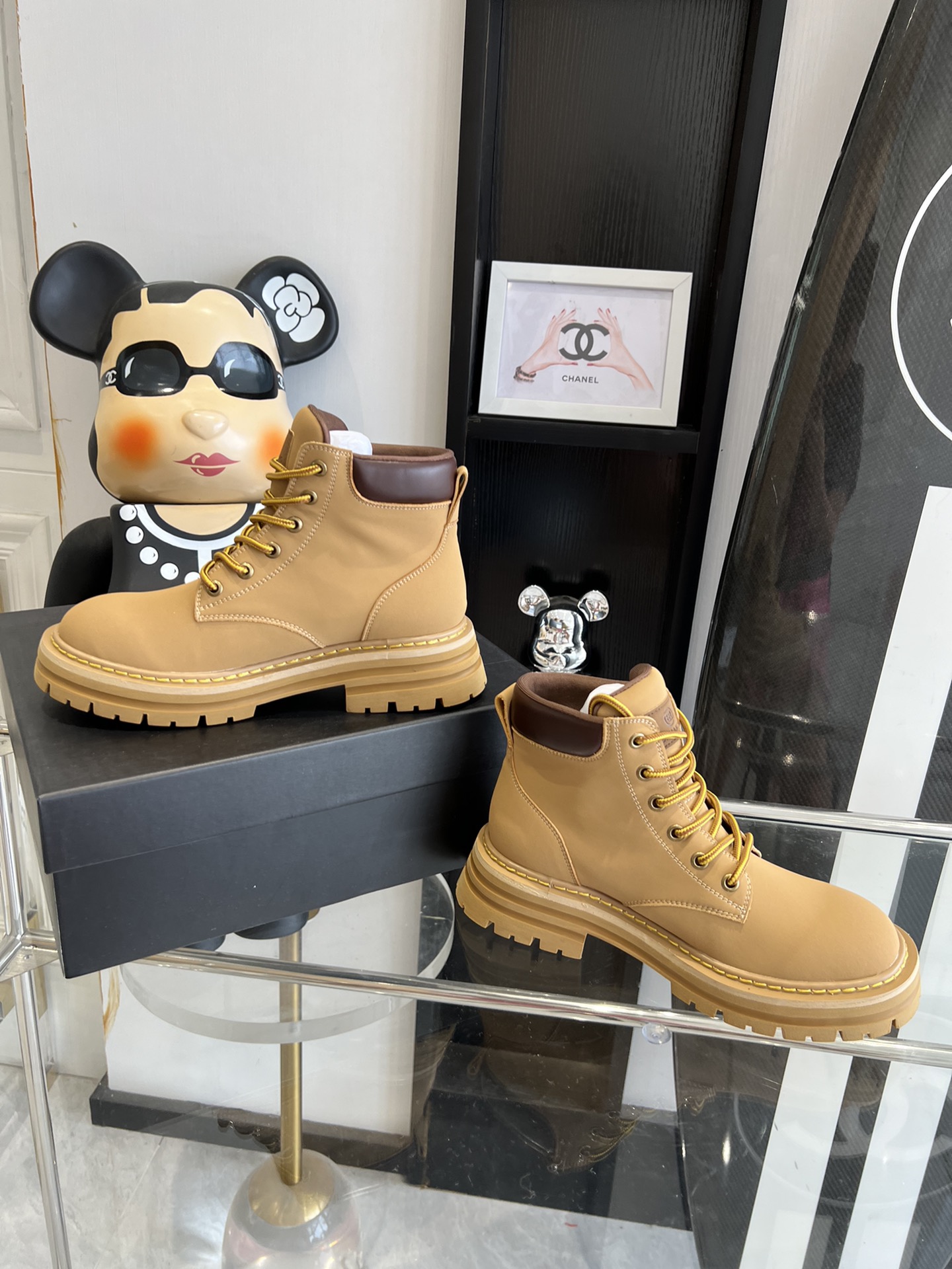 Replica Chrome Hearts Cross and Martin’s Boots with Original Details in Size 35-40 - 图片 9