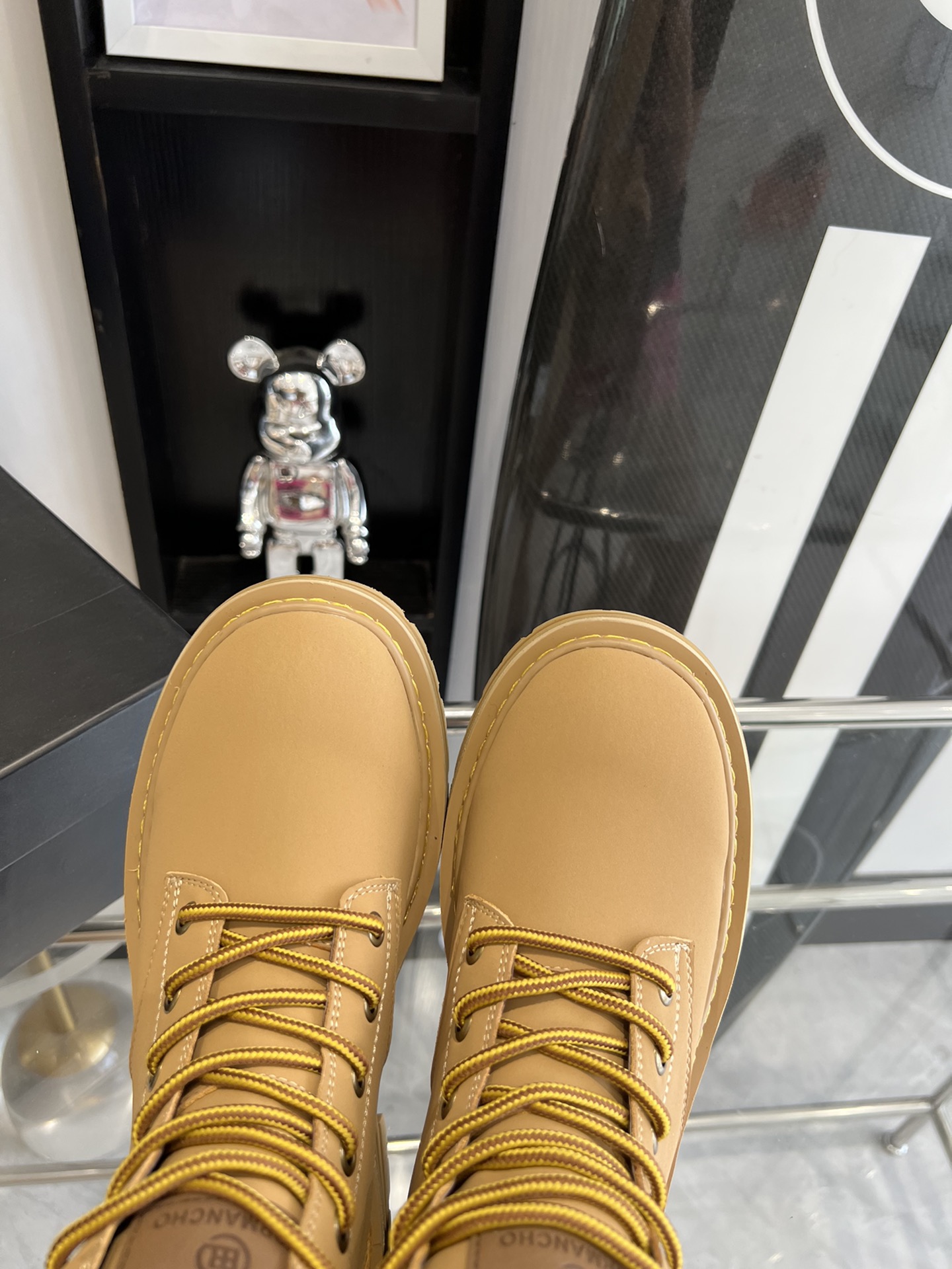 Replica Chrome Hearts Cross and Martin’s Boots with Original Details in Size 35-40 - 图片 6