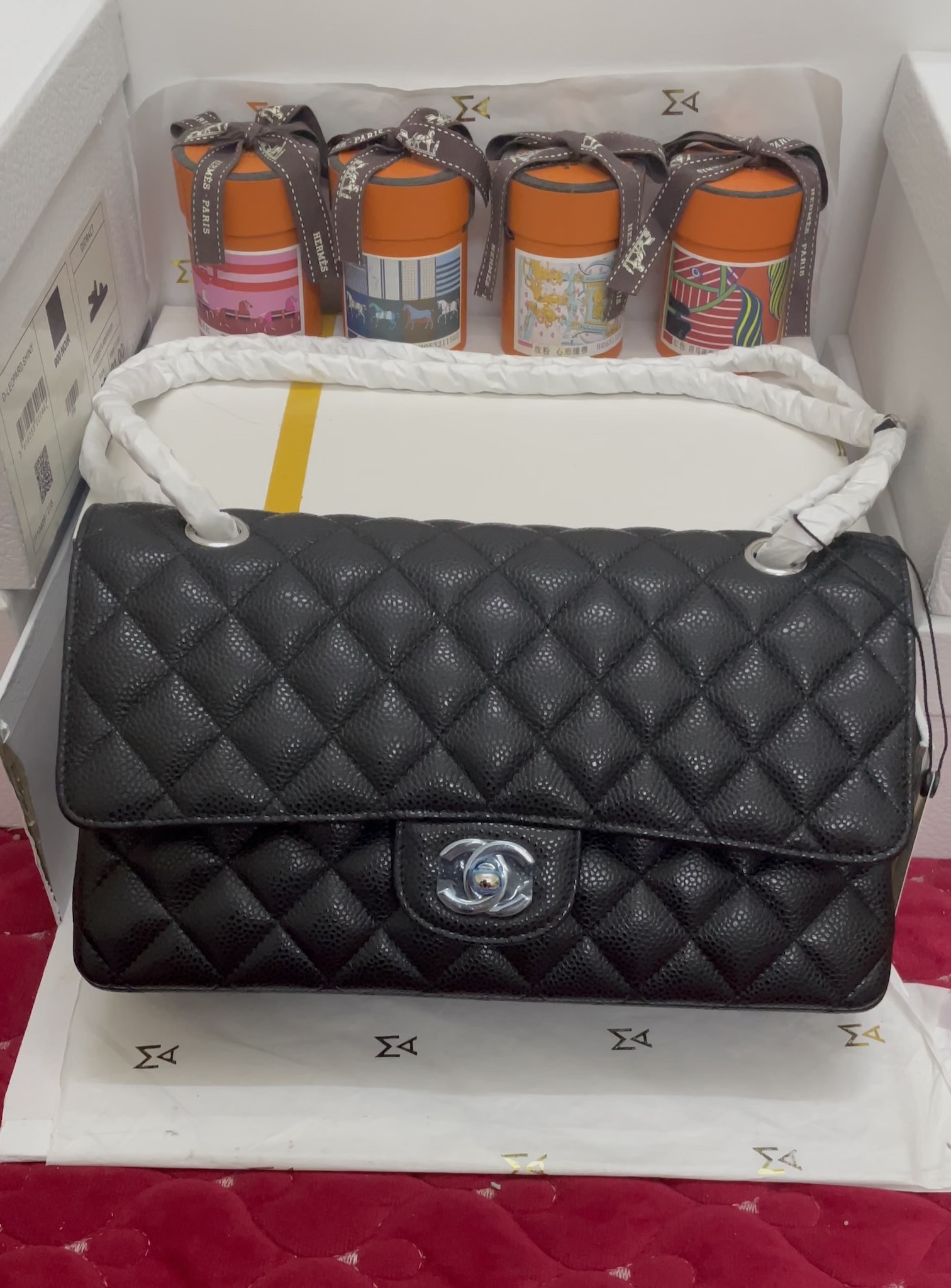 from China 2023
 Chanel Classic Flap Bag Crossbody & Shoulder Bags Silver Hardware