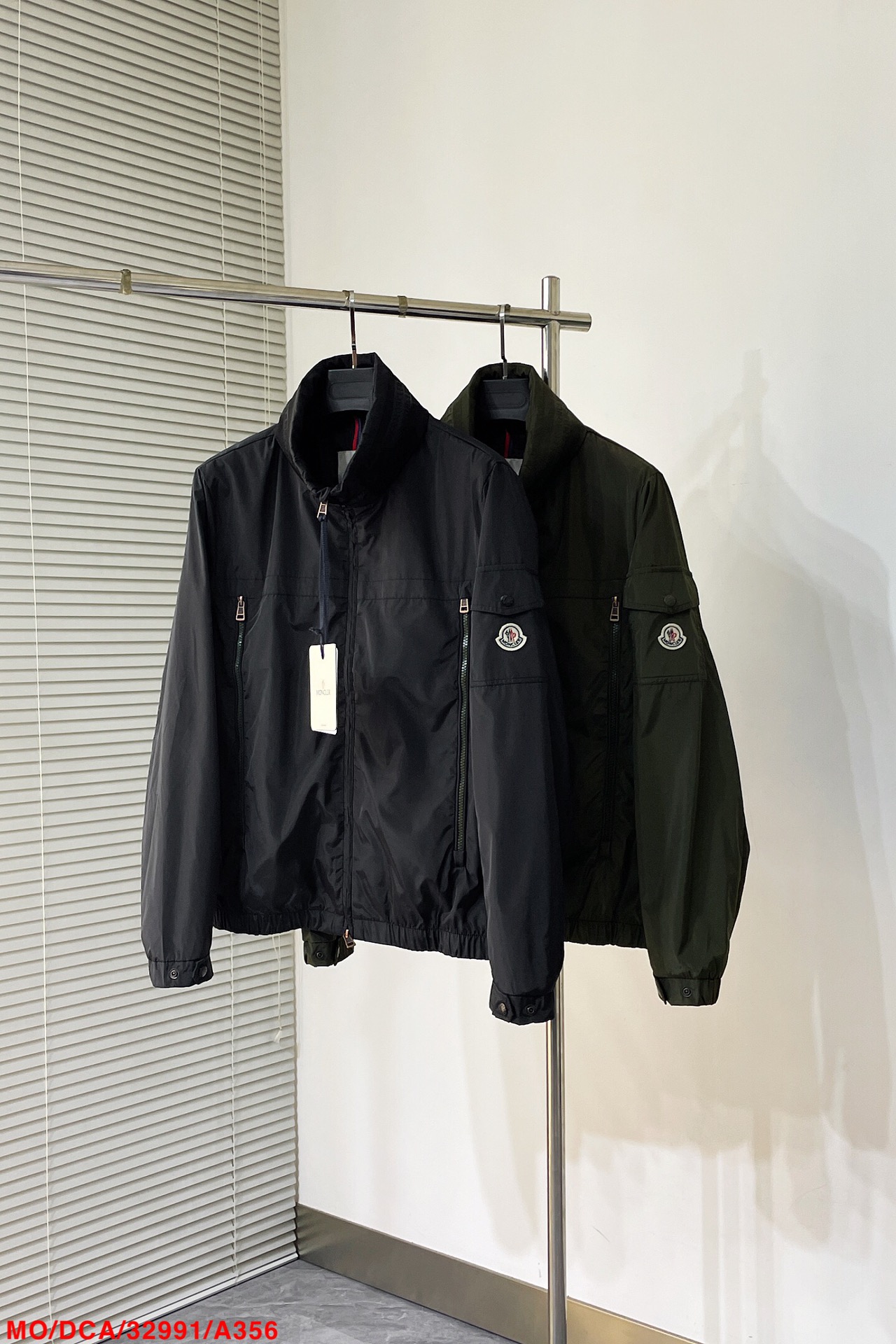 616 Mon*ler Light Hat Jacket for Fall/Winter Festival: Plasma Fibre, Unique Design, Black/Green Army - 图片 9