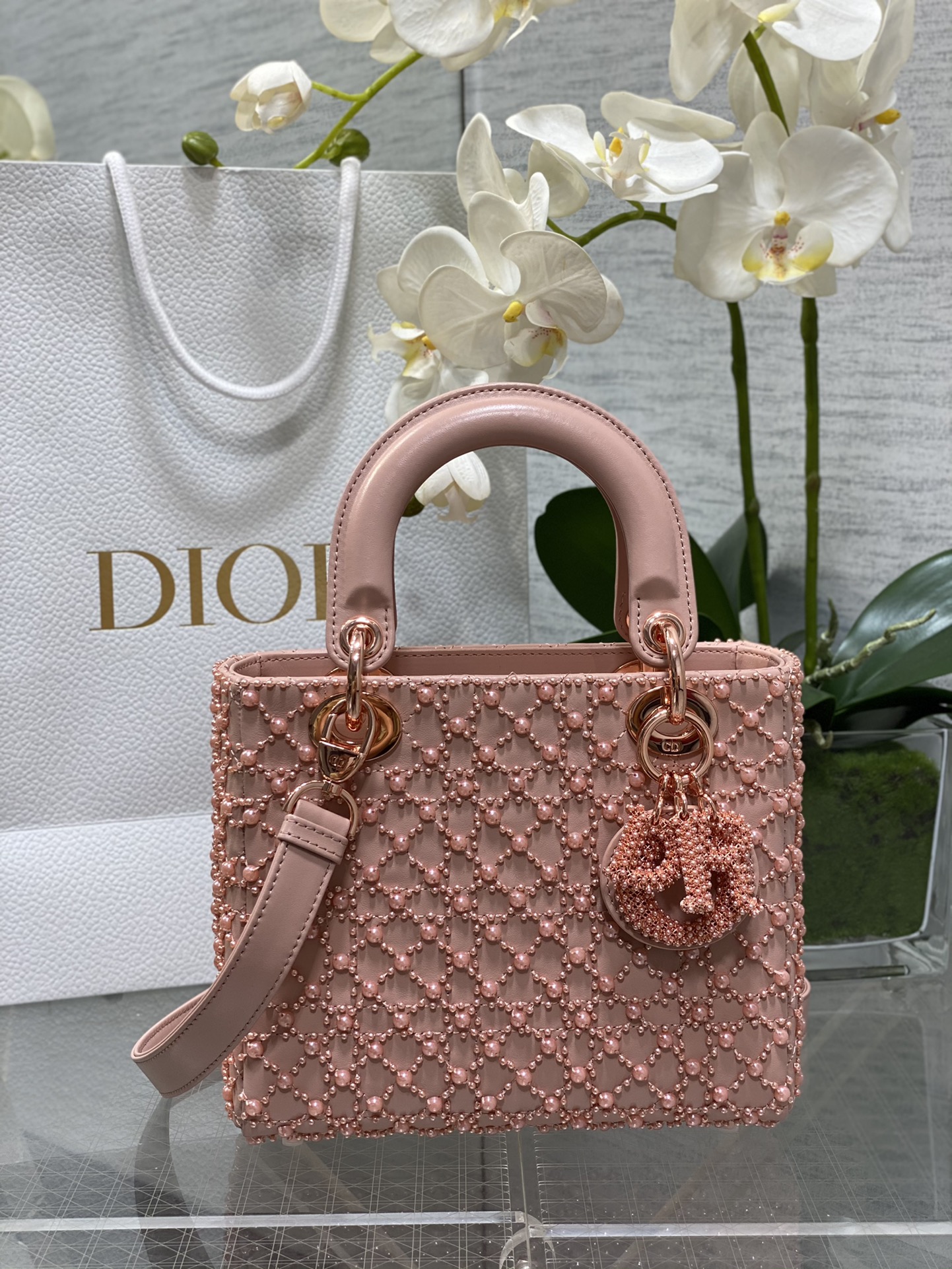 𝐋𝐚𝐝𝐲 Edición Limitada Nuevo Modelo con Perlas Semiperlas de Alta Gama