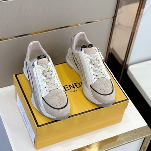 Best Site For Replica Fendi Shoes Sneakers Black Chamois Low Tops