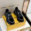 Fendi Buy Shoes Sneakers Black Chamois Low Tops