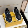 Fendi Shoes Sneakers for sale cheap now Black Chamois Low Tops
