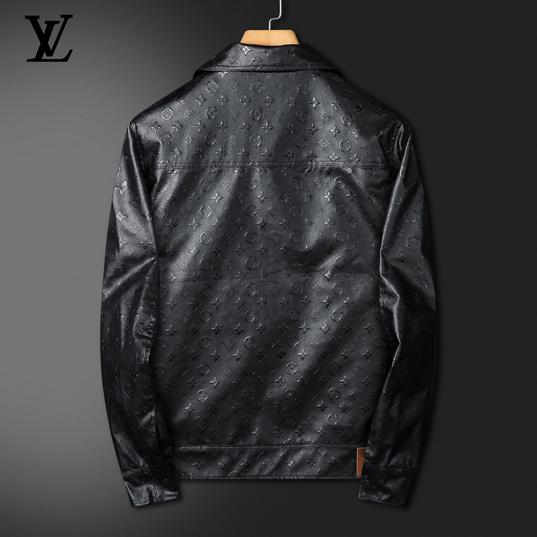！【LV】🌟超值超爆✨最新款皮衣夹克·外套✨🔥代购级专柜原单🔥简约时尚💥从容百搭💥大气优雅💥高科技记忆聚