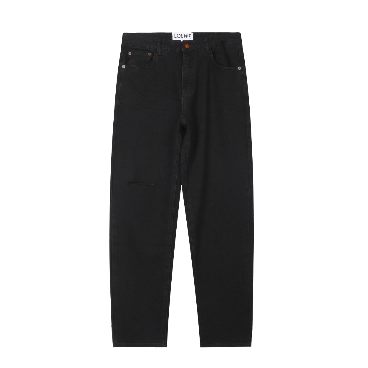 🅿️225 LOEW罗意*2024AW otoño/invierno pantalones vaqueros nuevos, bordado Tajima del logo de letras de fuego en el bolsil…