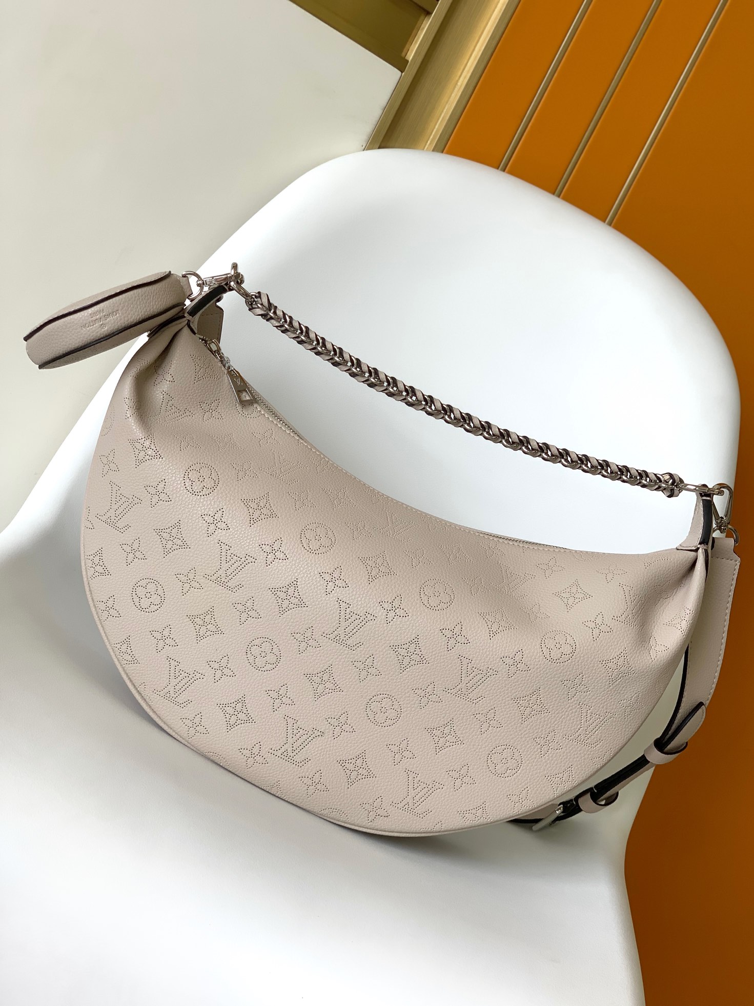 Louis Vuitton Baia Medium Handbag in Perforated Leather with Round Coin Purse 2 i1696566551 2251 0