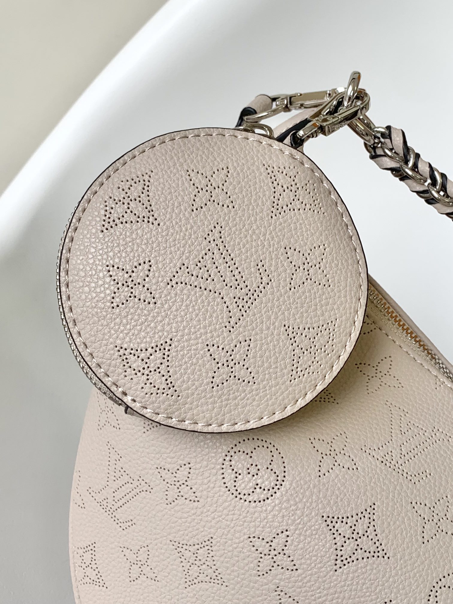Louis Vuitton Baia Medium Handbag in Perforated Leather with Round Coin Purse 6 i1696566551 2741 4