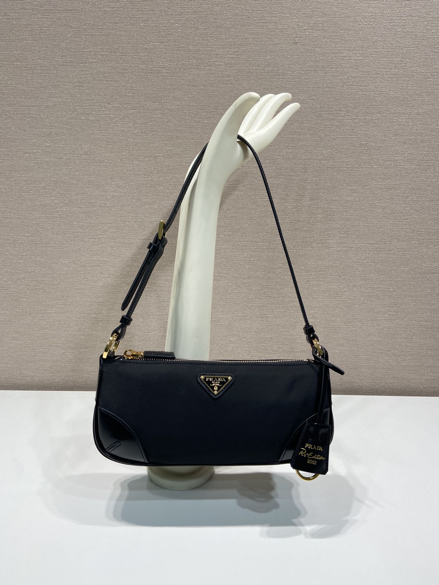 Prada Crossbody & Shoulder Bags Nylon Re-Nylon Underarm