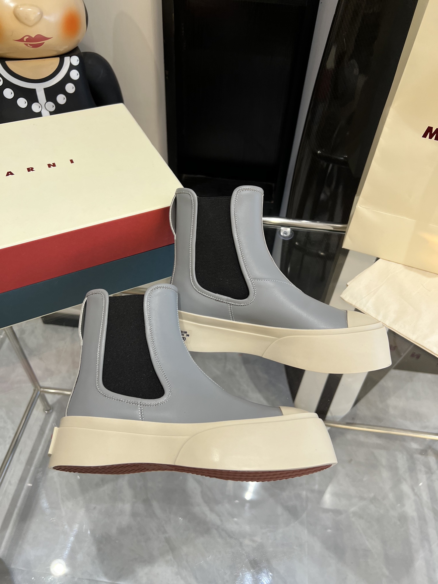 775, Marni’s big shoe, Chelsea short boots, exclusive, 1 ounce, original development - 图片 4
