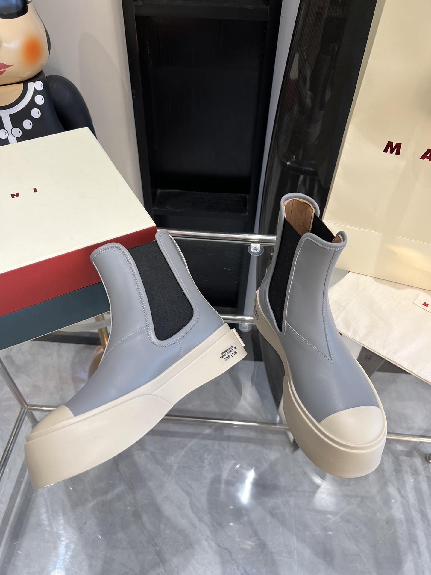 775, Marni’s big shoe, Chelsea short boots, exclusive, 1 ounce, original development - 图片 3