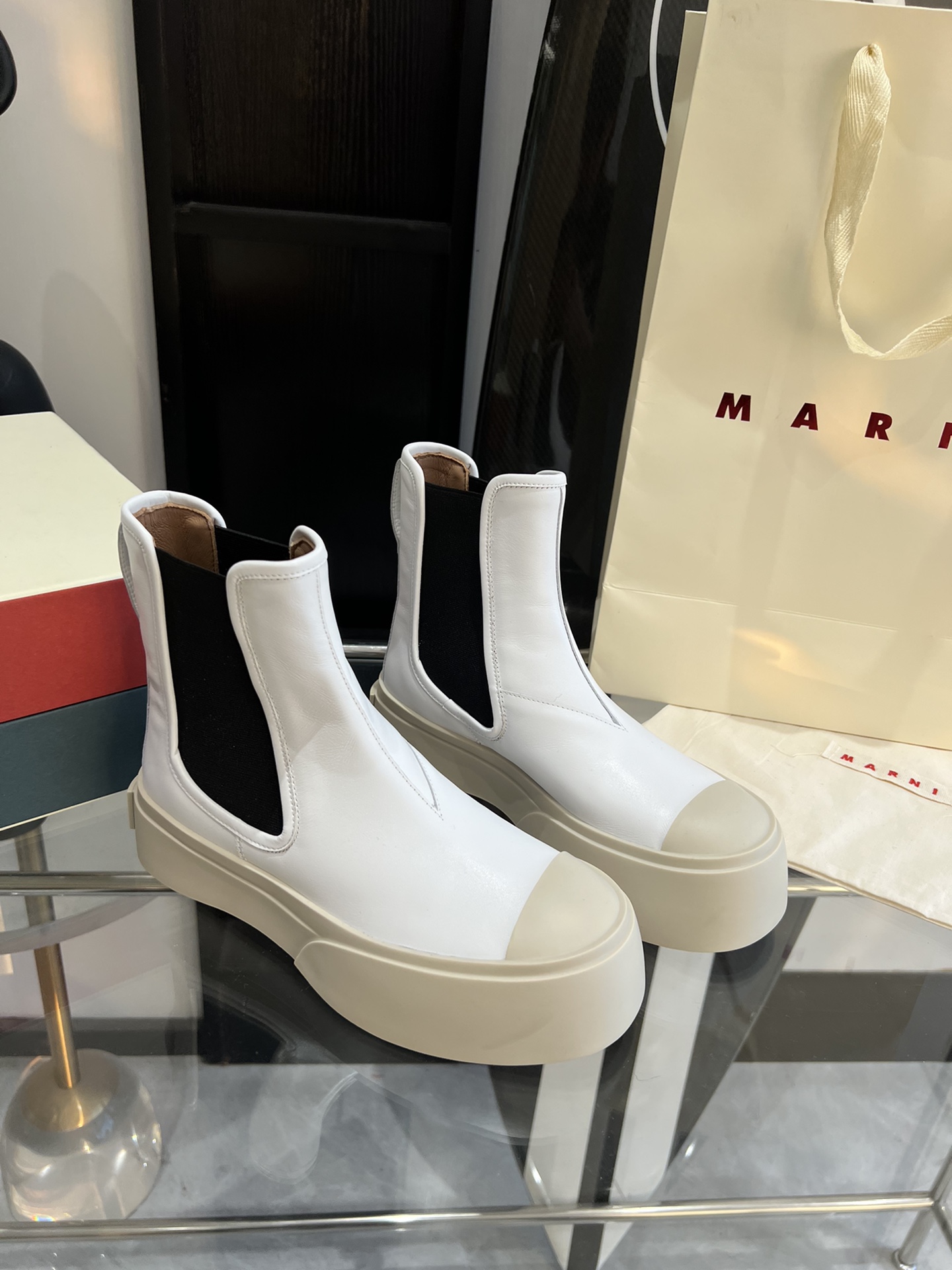 775, Marni’s big shoe, Chelsea short boots, exclusive, 1 ounce, original development - 图片 2