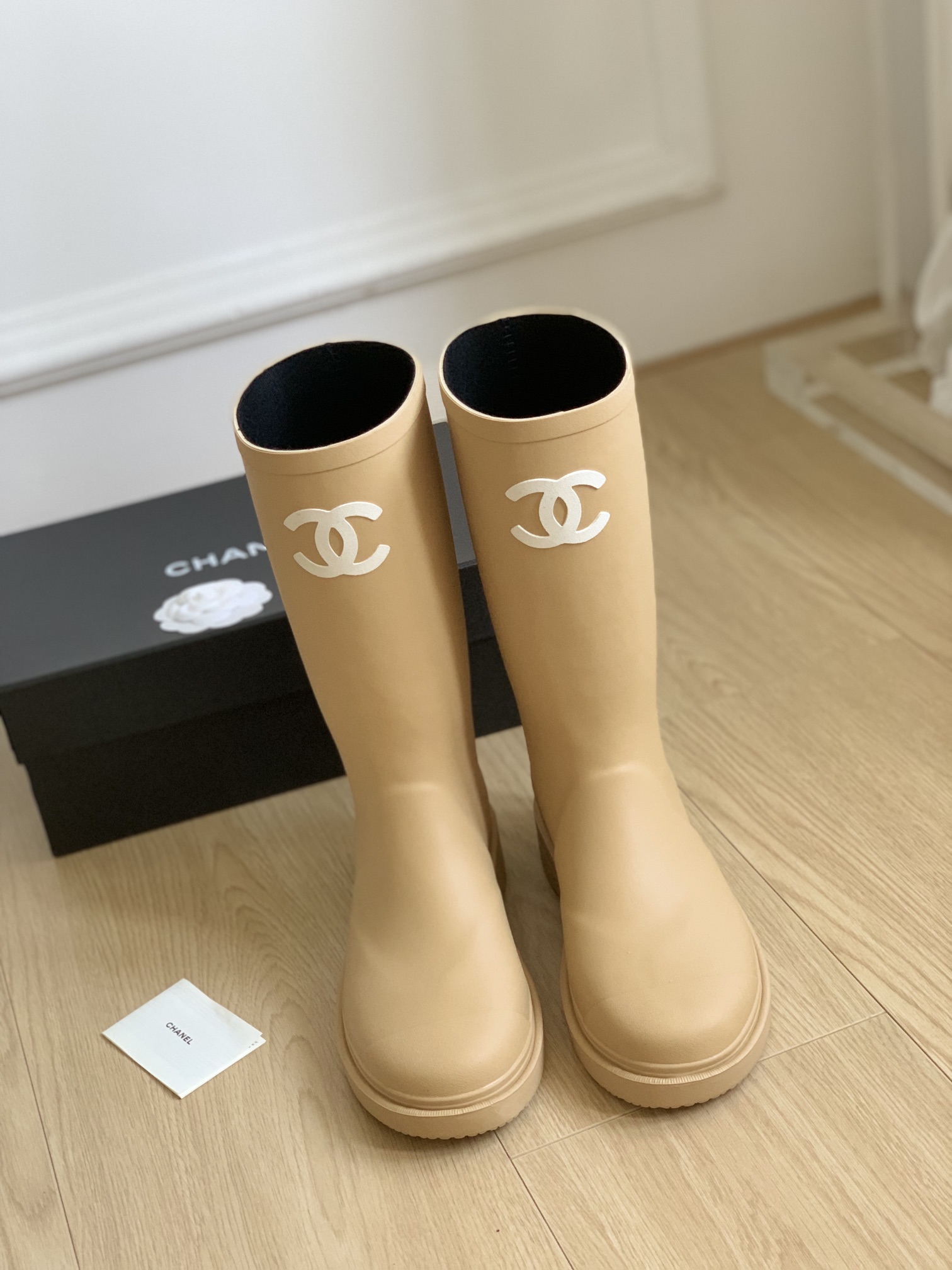 Chanel Boots Rubber