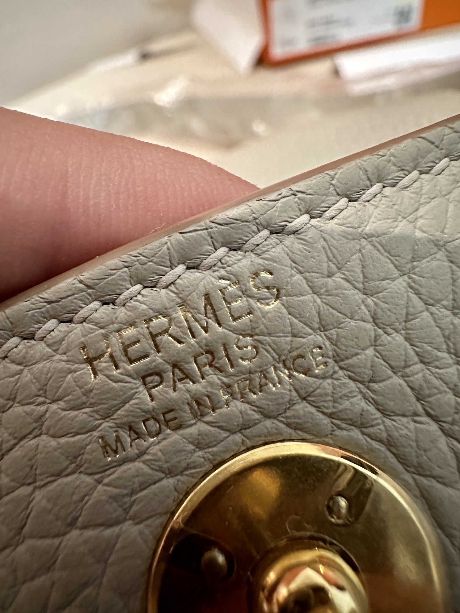 Hermes Lindy Mini Gris Perle mini crossbody everyday