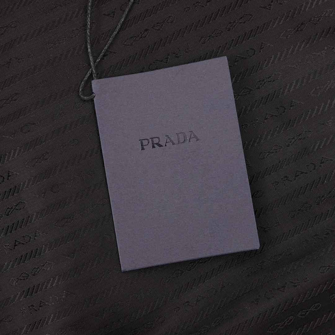 Prad/普拉达 百慕大尼龙工长袖衬衫