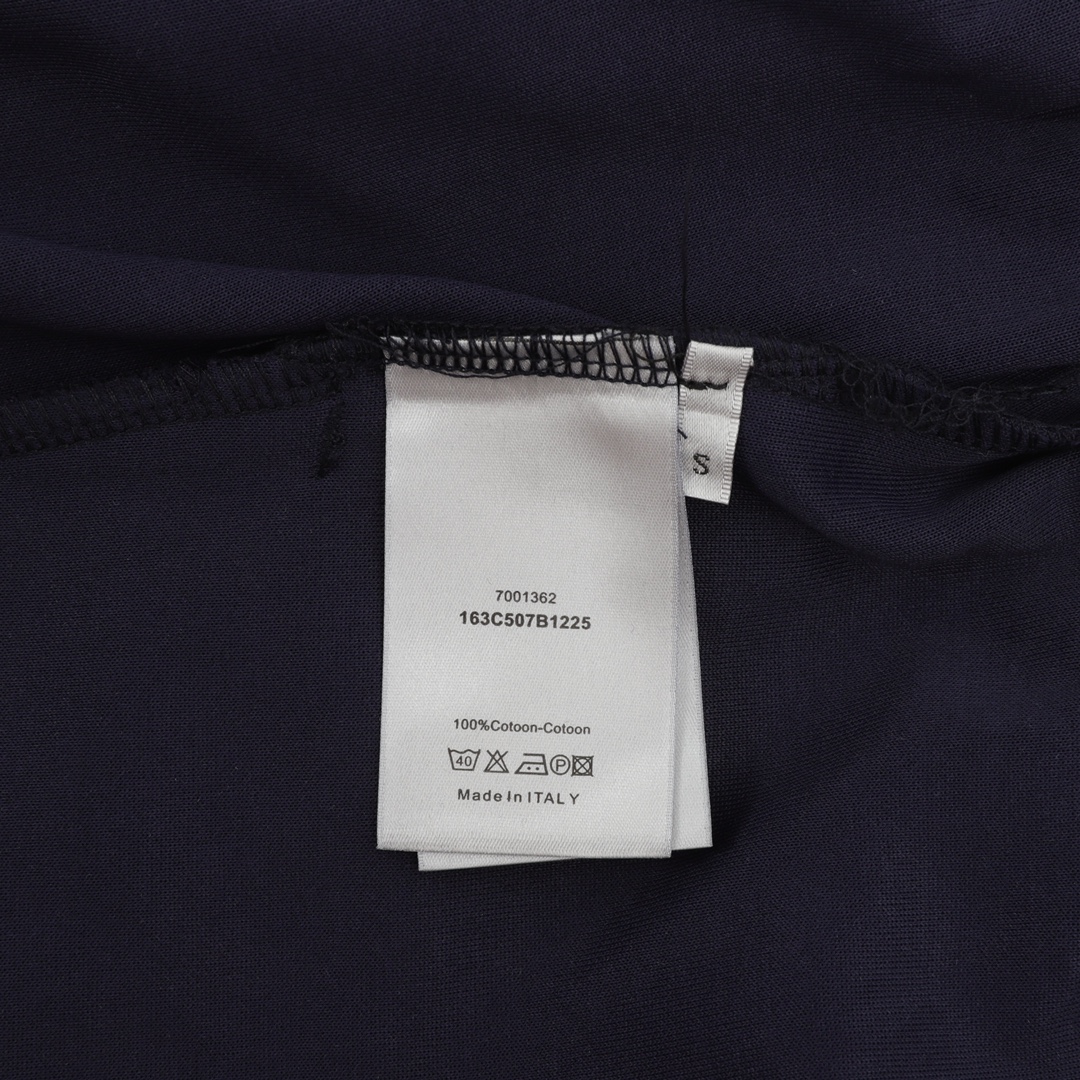 DIOR/迪奥 高级蓝logo刺绣情侣款运动休闲裤 藏青蓝