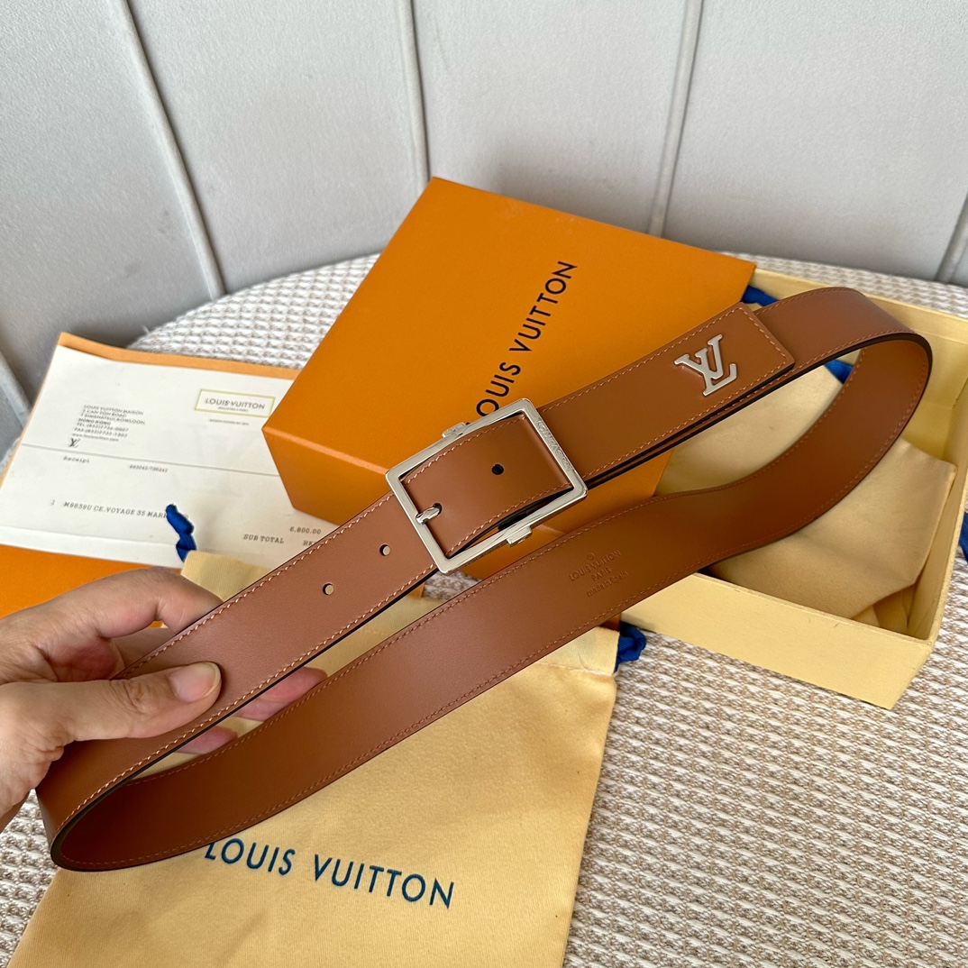 Buy First Copy Replica
 Louis Vuitton Belts Calfskin Cowhide