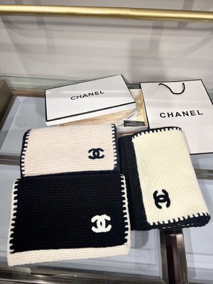 Chanel Scarf Shawl Cashmere Knitting Fashion