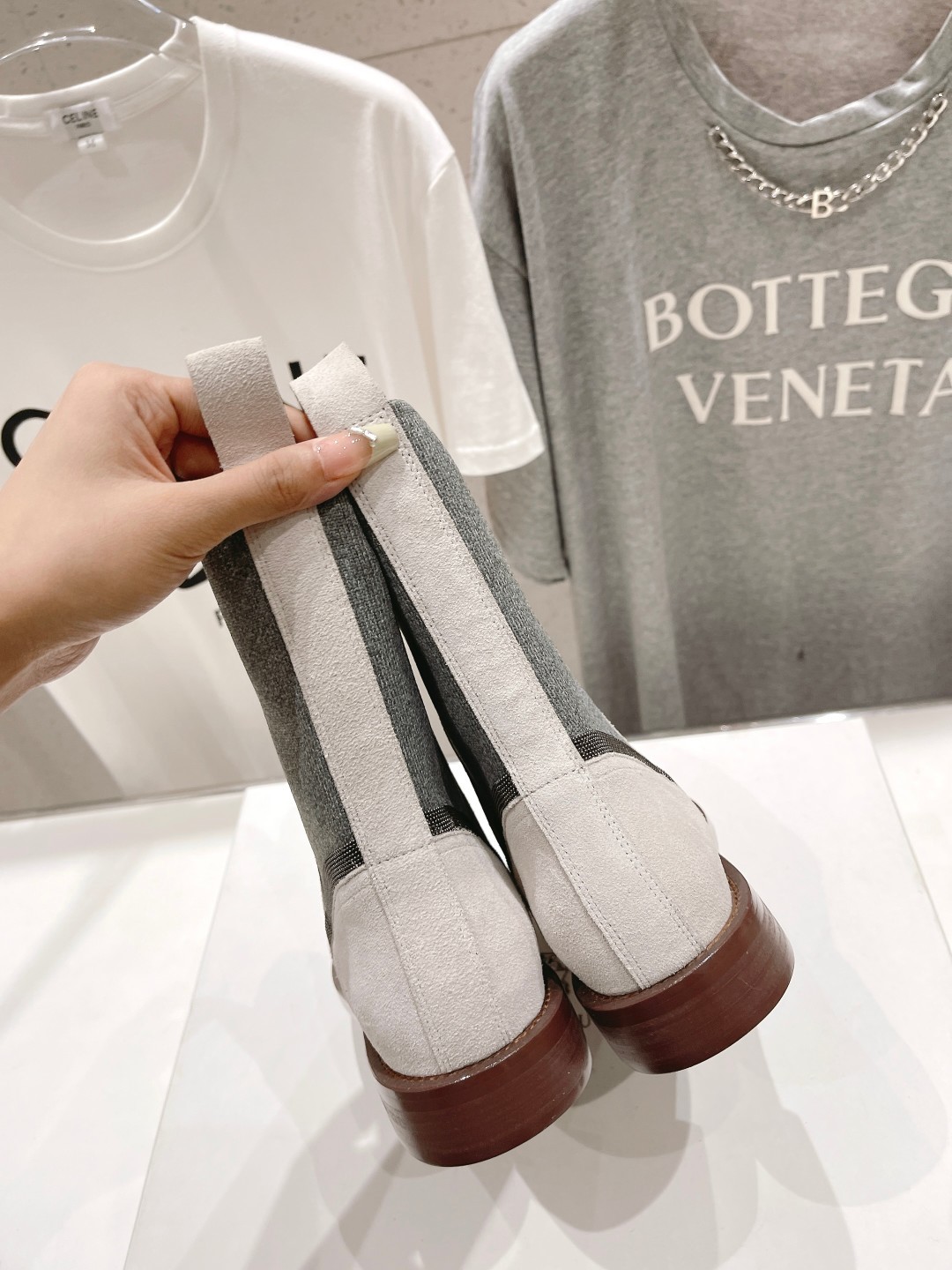 高版本出厂BrunelloCucinelli新款BC秋冬靴子系列市场高版本BC是意大利知名品牌极简主义风