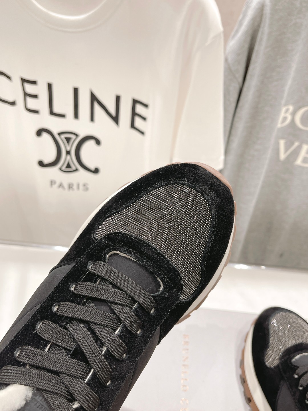 高版本出厂毛里BrunelloCucinelli新款BC经典休闲鞋运动鞋系列毛里单鞋BC是意大利知名品牌