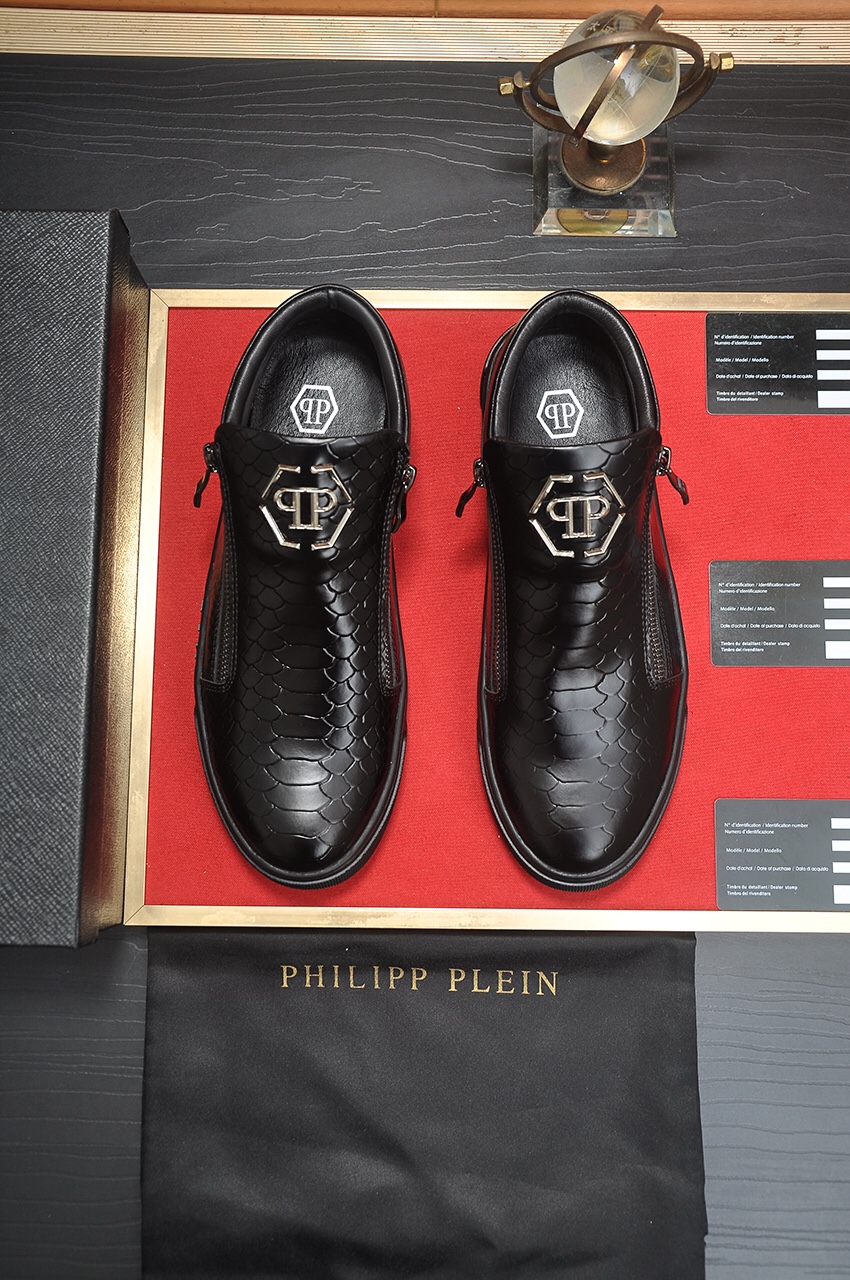 NO:278236,【PHILIPP PIEIN】 (full cowhide inner lining) (Philip Préin) official website latest original mold opening, fabric original head layer grain calf leather, original hardware wheel head, lining cowhide inner lining [Strong] fine workmanship, perfect last, size: 38 to 45 (45 custom made without return and exchange), PHILIPP PLEIN, cowhide19860909【PHILIPP PIEIN】（全牛皮内里）（菲利普普萊茵）官网最新款原版开模,面料原版头层粒面小牛皮,原版五金轱辘头,裡料牛皮内里[强]做工精细,完美楦型,码数:38到45(45定做不退换),,PHILIPP PLEIN,cowhide,Men's shoes
