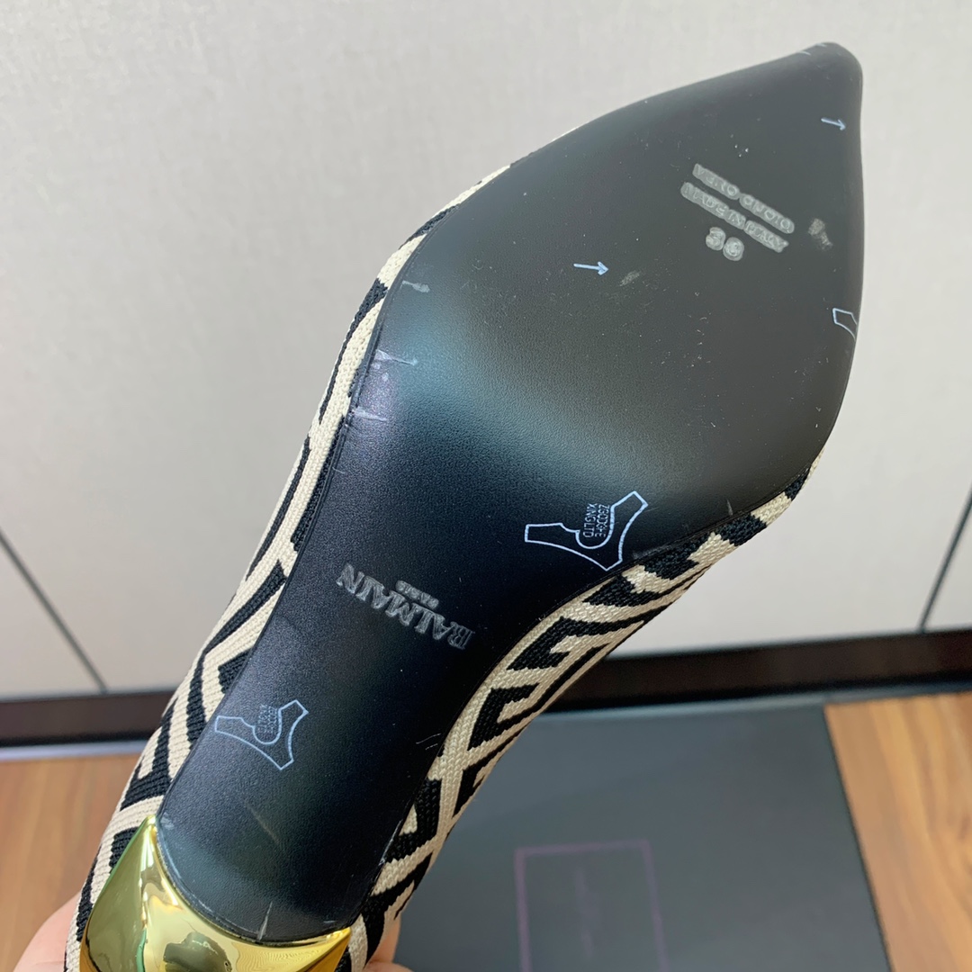 【Balmai*】针织弹力长靴！海外订购原版，1:1完美复刻！材质：原版定制飞织鞋面，牛皮垫脚，真皮大底