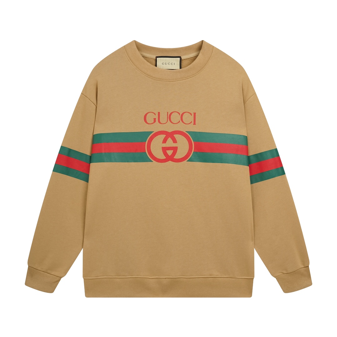 Detalles [Versión superior. Calidad de sitio web oficial] #Gucci古驰##logotipo vintage##doble G entrelazado# Sudadera con…