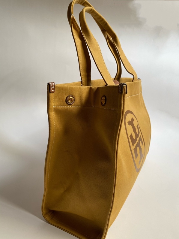 Tory Burch ～秋冬新款 2023中号ELLA棉质帆布 手提单肩托特包 148792每人 单品