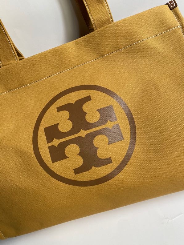 Tory Burch ～秋冬新款 2023中号ELLA棉质帆布 手提单肩托特包 148792每人 单品