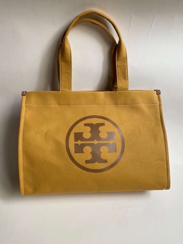 Tory Burch ～秋冬新款 2023中号ELLA棉质帆布 手提单肩托特包 148792每人 单品
