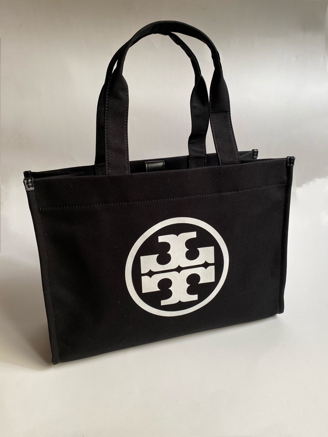 Tory Burch ～秋冬新款 2023中号ELLA棉质帆布 手提单肩托特包 148792每人 单品