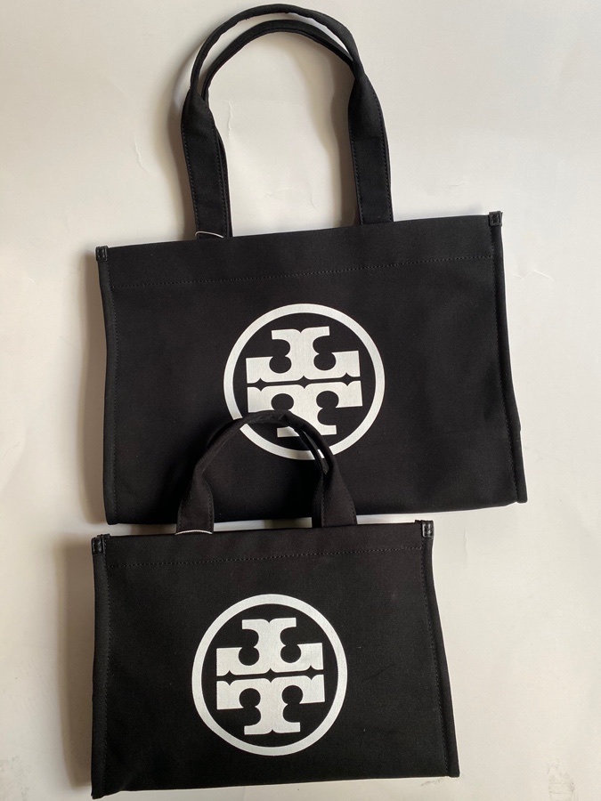 Tory Burch ～秋冬新款 2023中号ELLA棉质帆布 手提单肩托特包 148792每人 单品