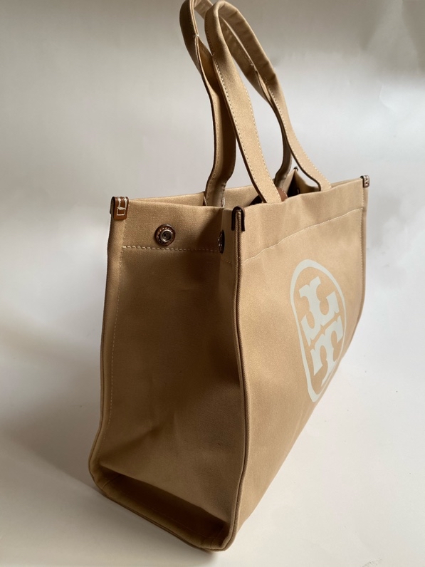 Tory Burch ～秋冬新款 2023中号ELLA棉质帆布 手提单肩托特包 148792每人 单品