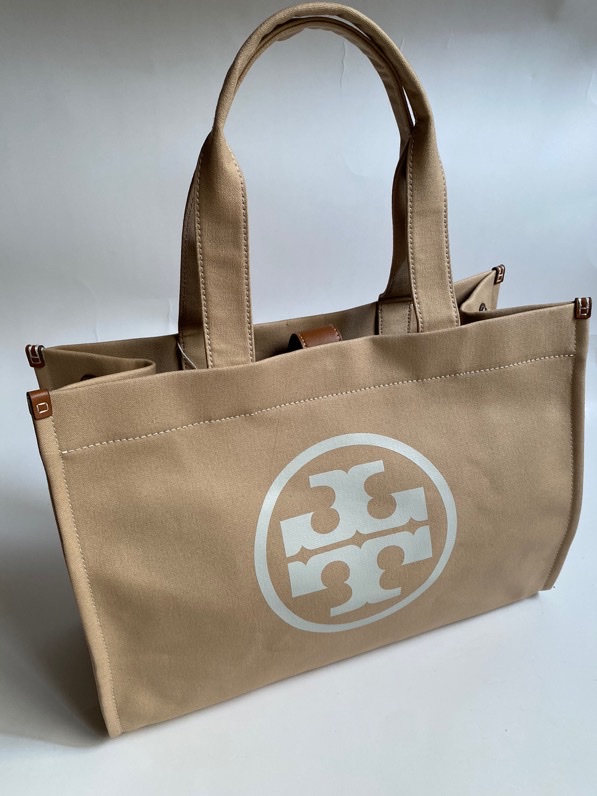Tory Burch ～秋冬新款 2023中号ELLA棉质帆布 手提单肩托特包 148792每人 单品