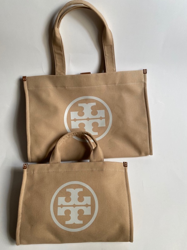 Tory Burch ～秋冬新款 2023中号ELLA棉质帆布 手提单肩托特包 148792每人 单品