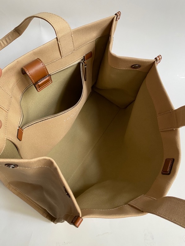 Tory Burch ～秋冬新款 2023中号ELLA棉质帆布 手提单肩托特包 148792每人 单品
