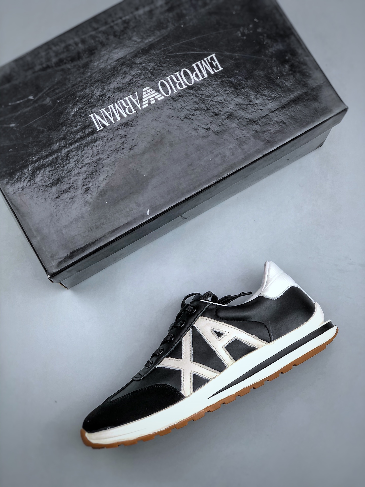 ARMANI Armani new men's fashion casual shoes recommended classic style