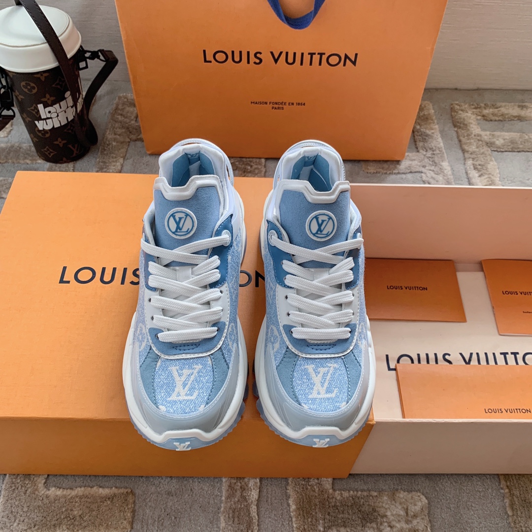 Louis Vuitton Shoes Sneakers PU TPU Spring Collection Sweatpants