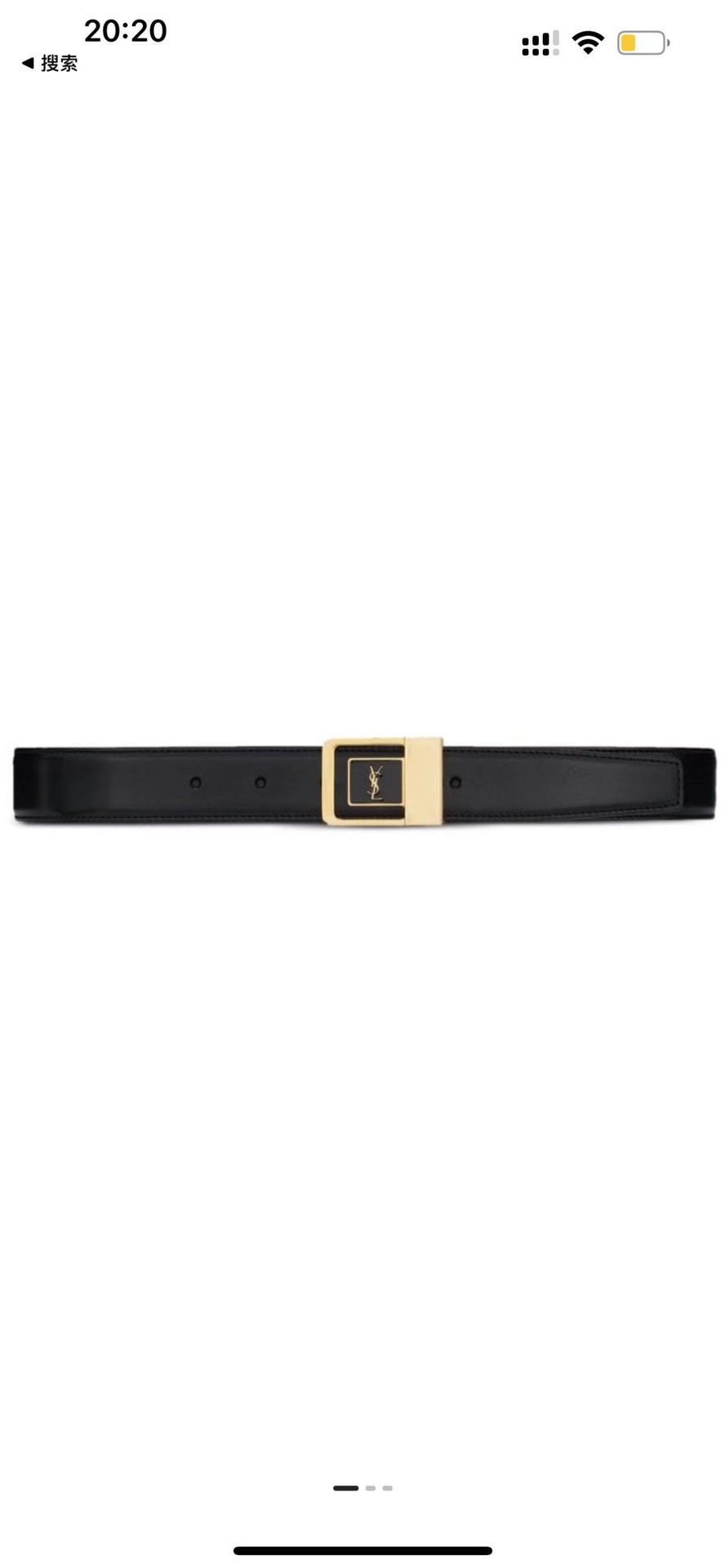 Saint Laurent 圣罗兰2023女士腰带，原厂精品五金搭配意大利进口头层皮，宽3.0cm，代购