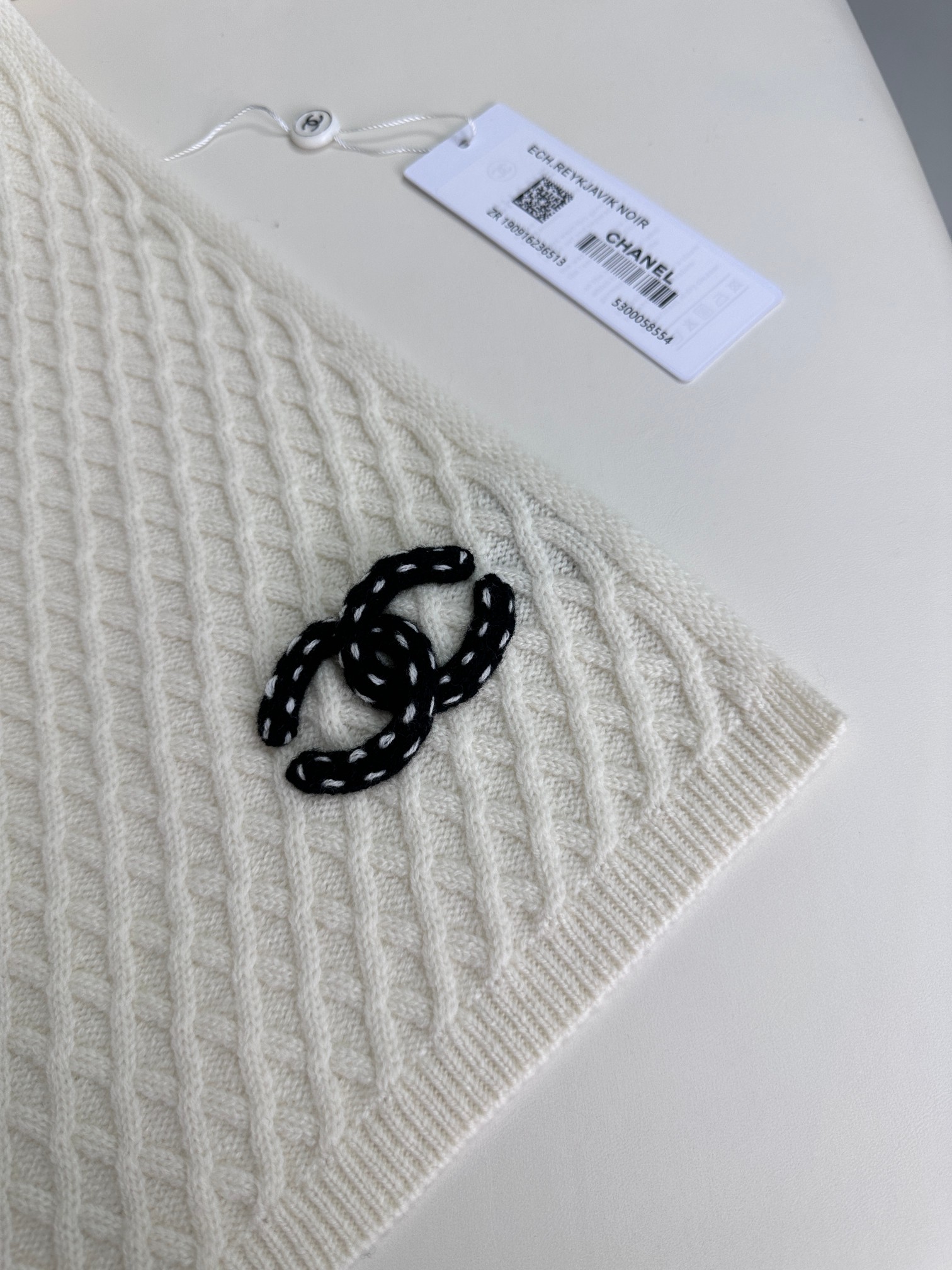 CHANEL 𝟐𝟎𝟐𝟑新款香奈儿新品 菱形格logo围巾