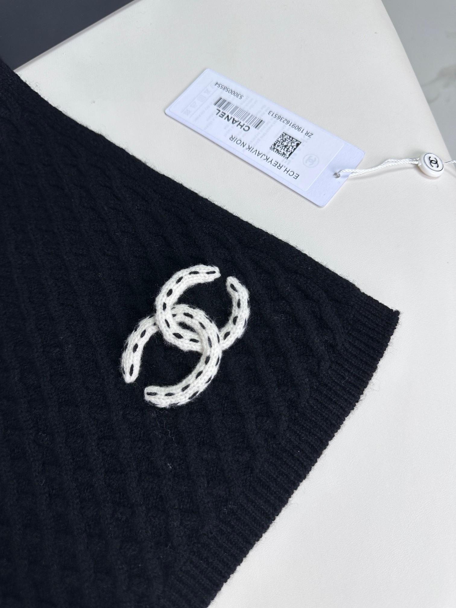 CHANEL 𝟐𝟎𝟐𝟑新款香奈儿新品 菱形格logo围巾