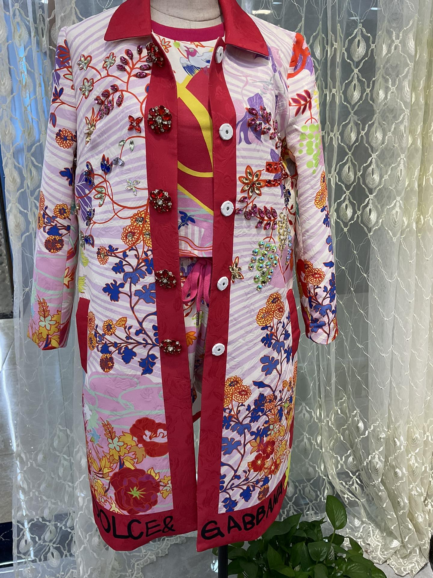 P759 ORIGINAL HARD-CORE WOMEN’S SUIT WITH A NEW PACKAGED HEAVY NAIL WITH A FLORIST COAT - 图片 2