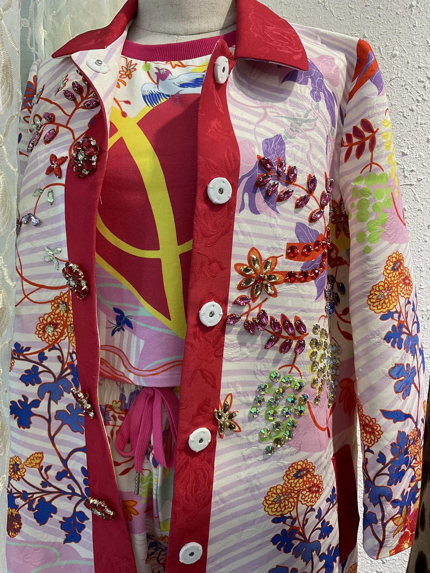 P759 ORIGINAL HARD-CORE WOMEN’S SUIT WITH A NEW PACKAGED HEAVY NAIL WITH A FLORIST COAT - 图片 3