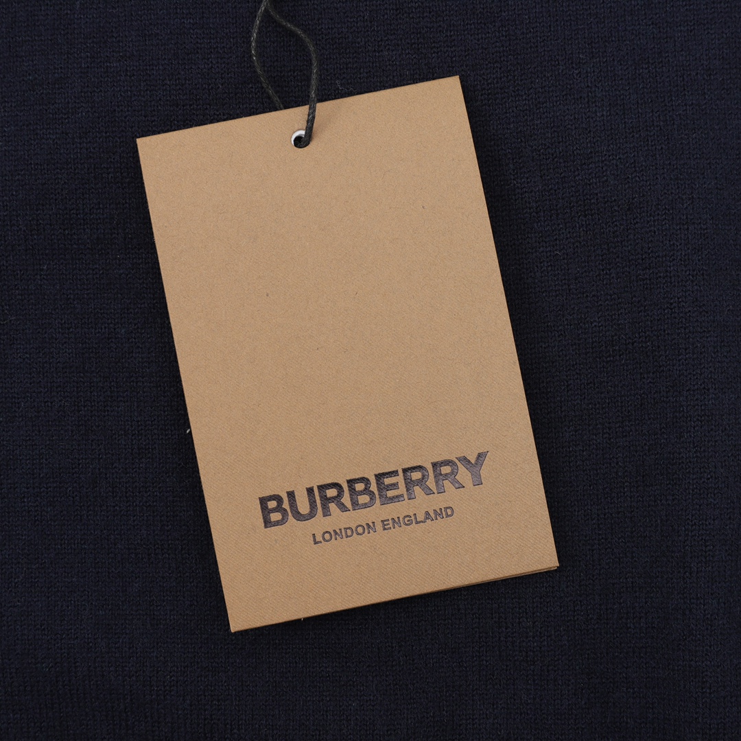 Burberry巴宝莉BBR 23SS 伦敦徽标打底圆领毛衣